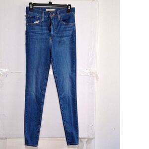 Levis Women's Mile High Super Skinny Jeans Casual Denim Stretchy Size 28